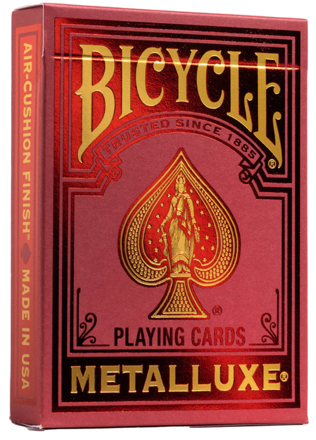Bicycle Red Metalluxe deck