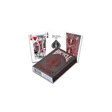 Bicycle Metalluxe Red Crimson Playing Cards