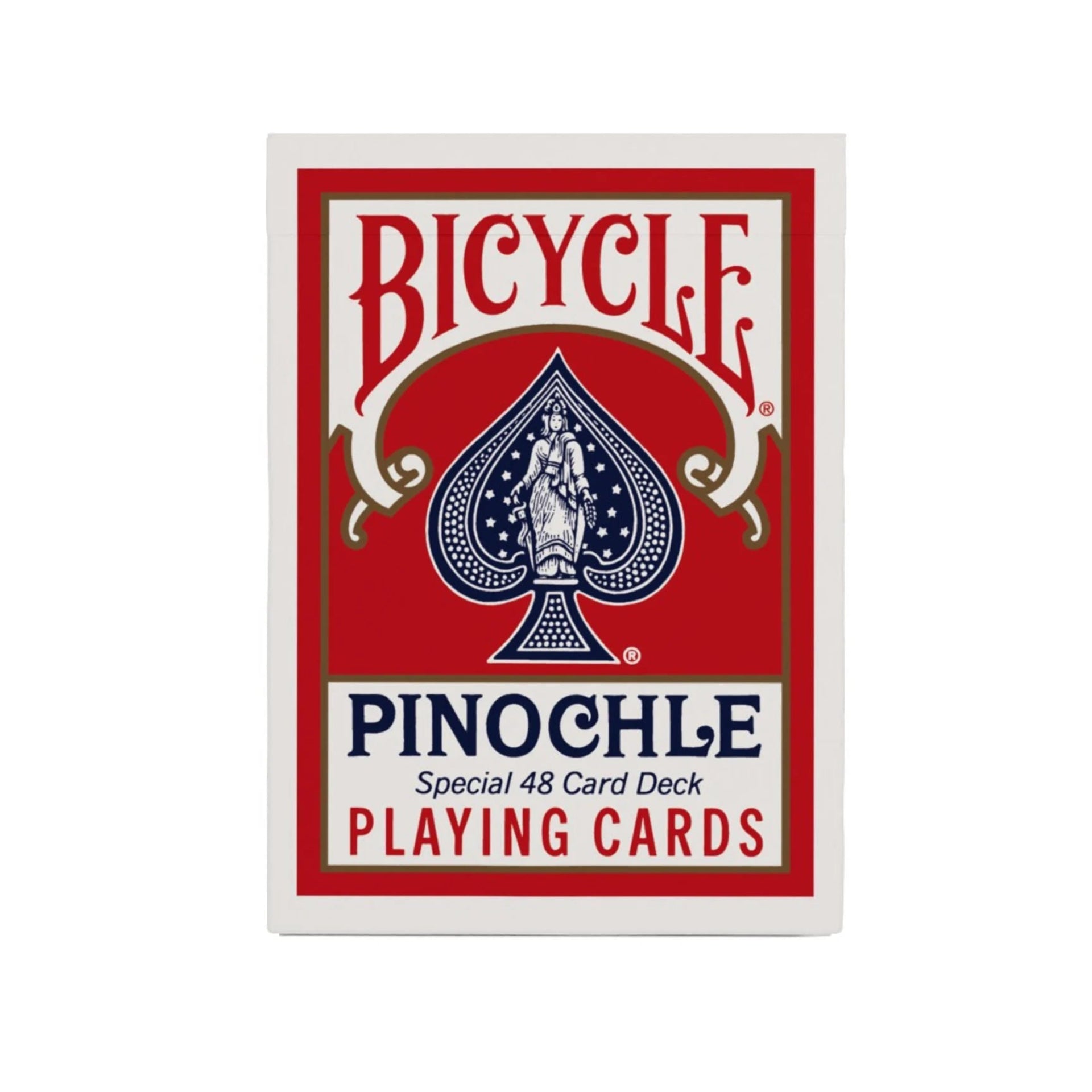 Bicycle Pinochle playing cards on a white background