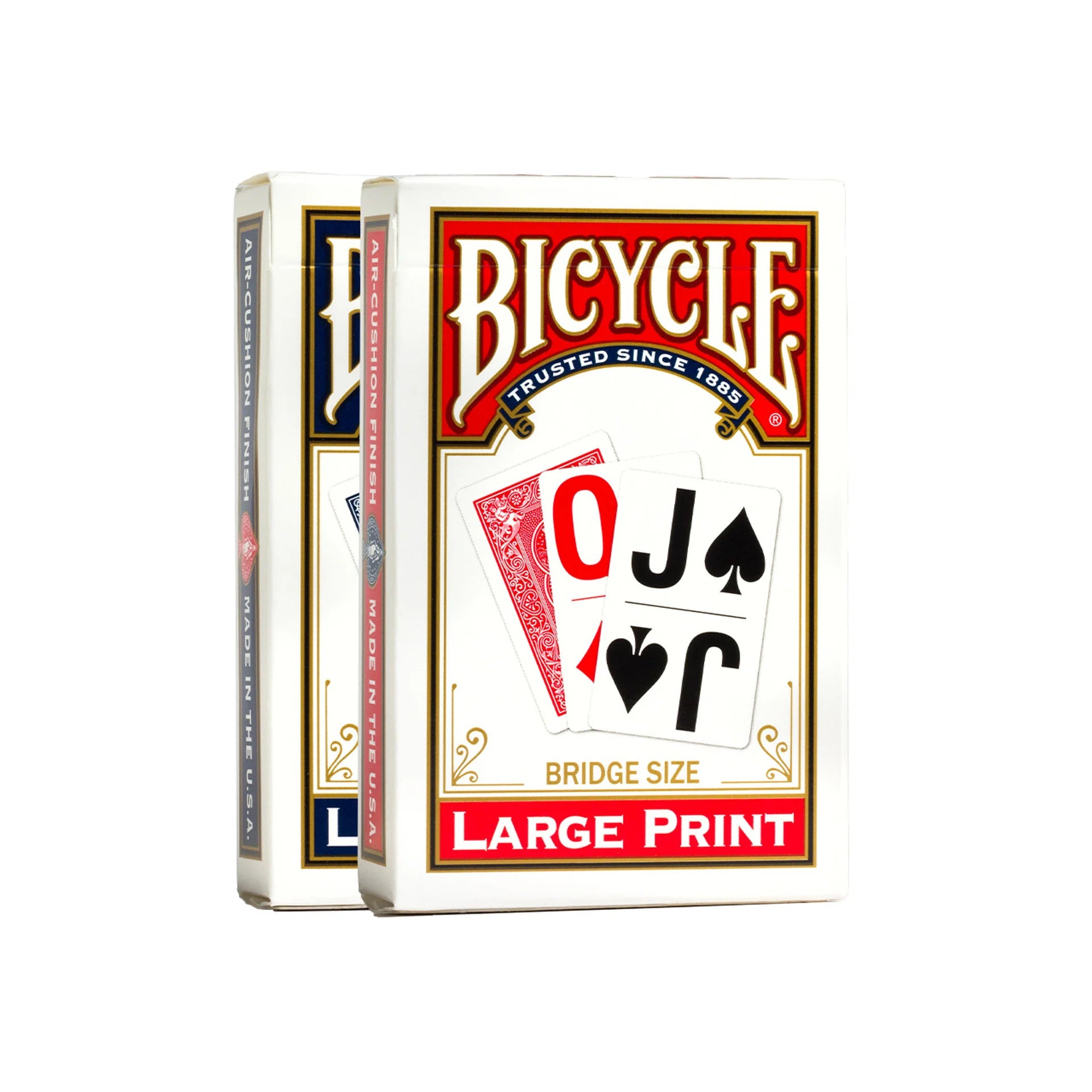 Bicycle Bridge Large Print Rider Back – Red & Blue