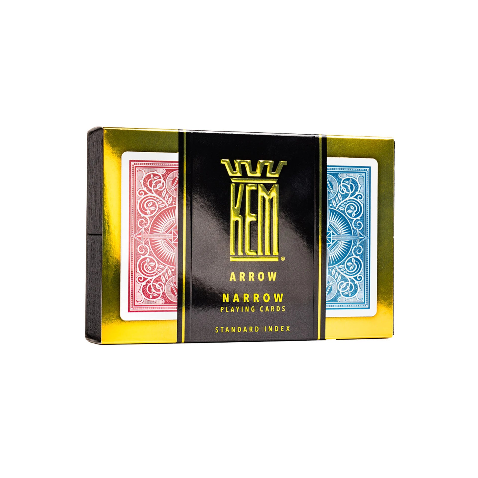KEM Playing card box with 'FNM' branding on a white background