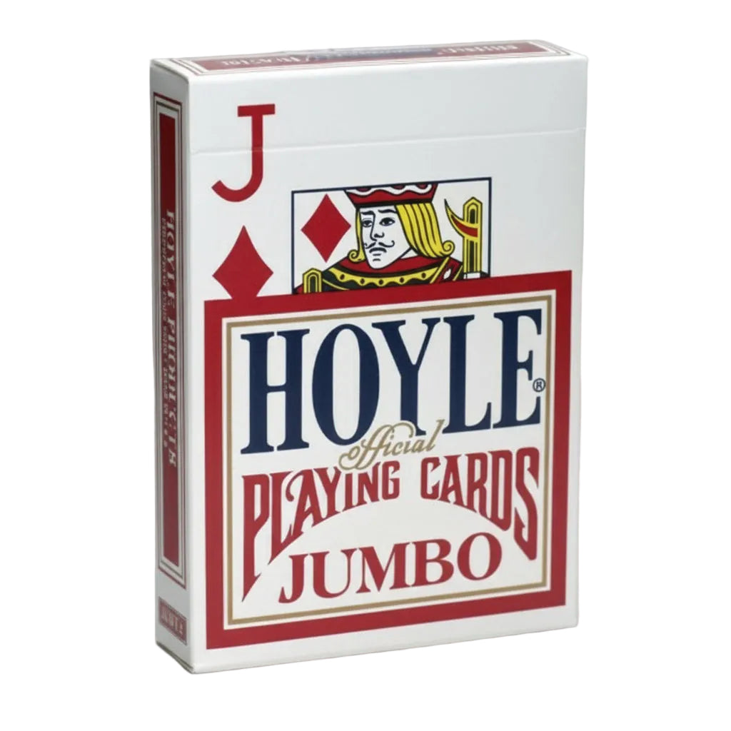 Hoyle Jumbo Official Playing Cards packaging on a white background