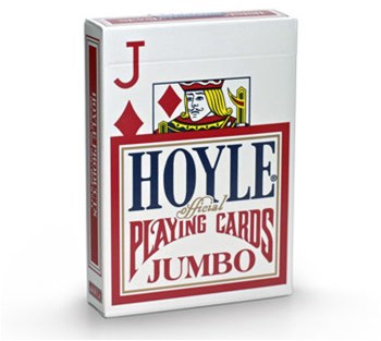 Hoyle Jumbo Official Playing Cards packaging on a white background