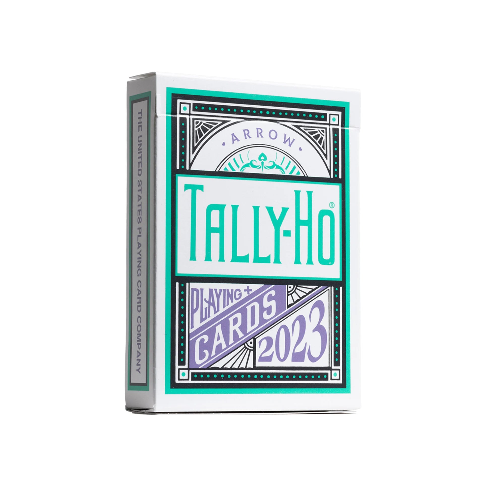 Tally-Ho Arrow playing cards packaging with '2023' on a white background