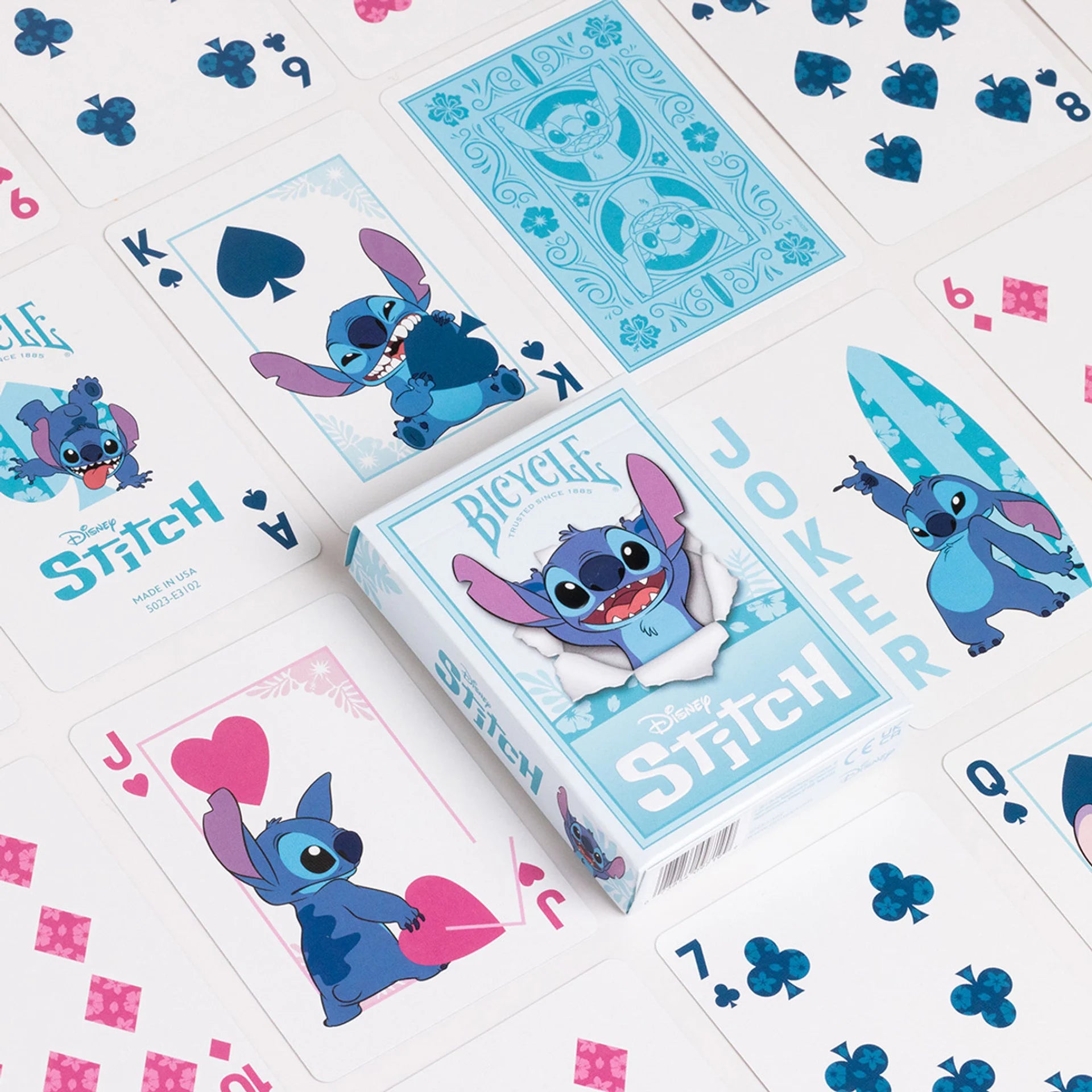 Bicycle Disney Stitch 2-Deck Bundle – Teal & Purple