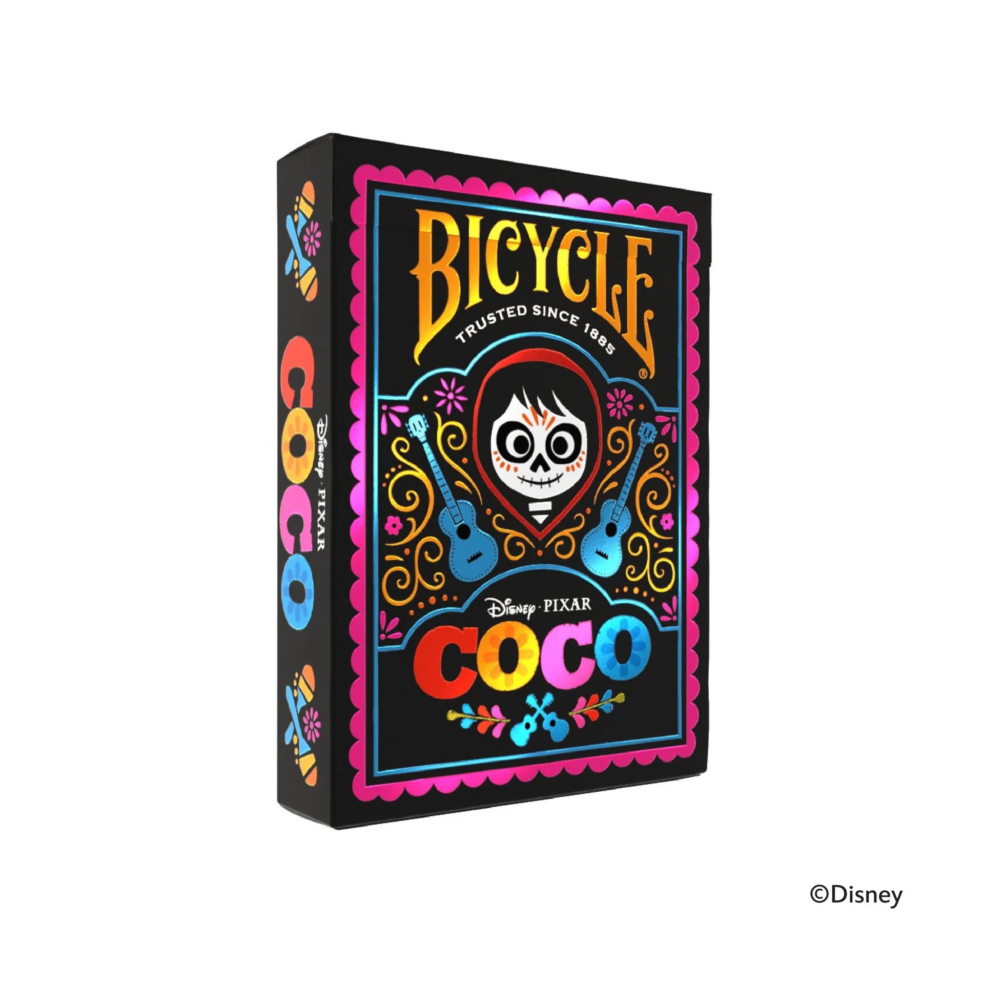 Bicycle Disney Coco Playing Cards black holo-foil tuck box