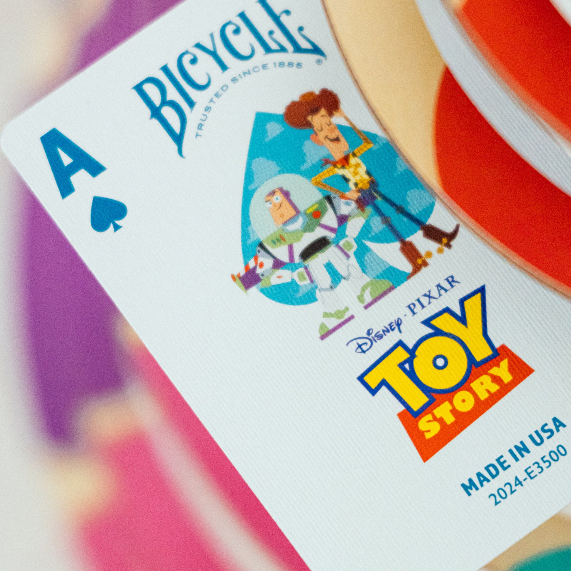 Bicycle Disney Pixar 2-Deck Bundle – Toy Story & Cars