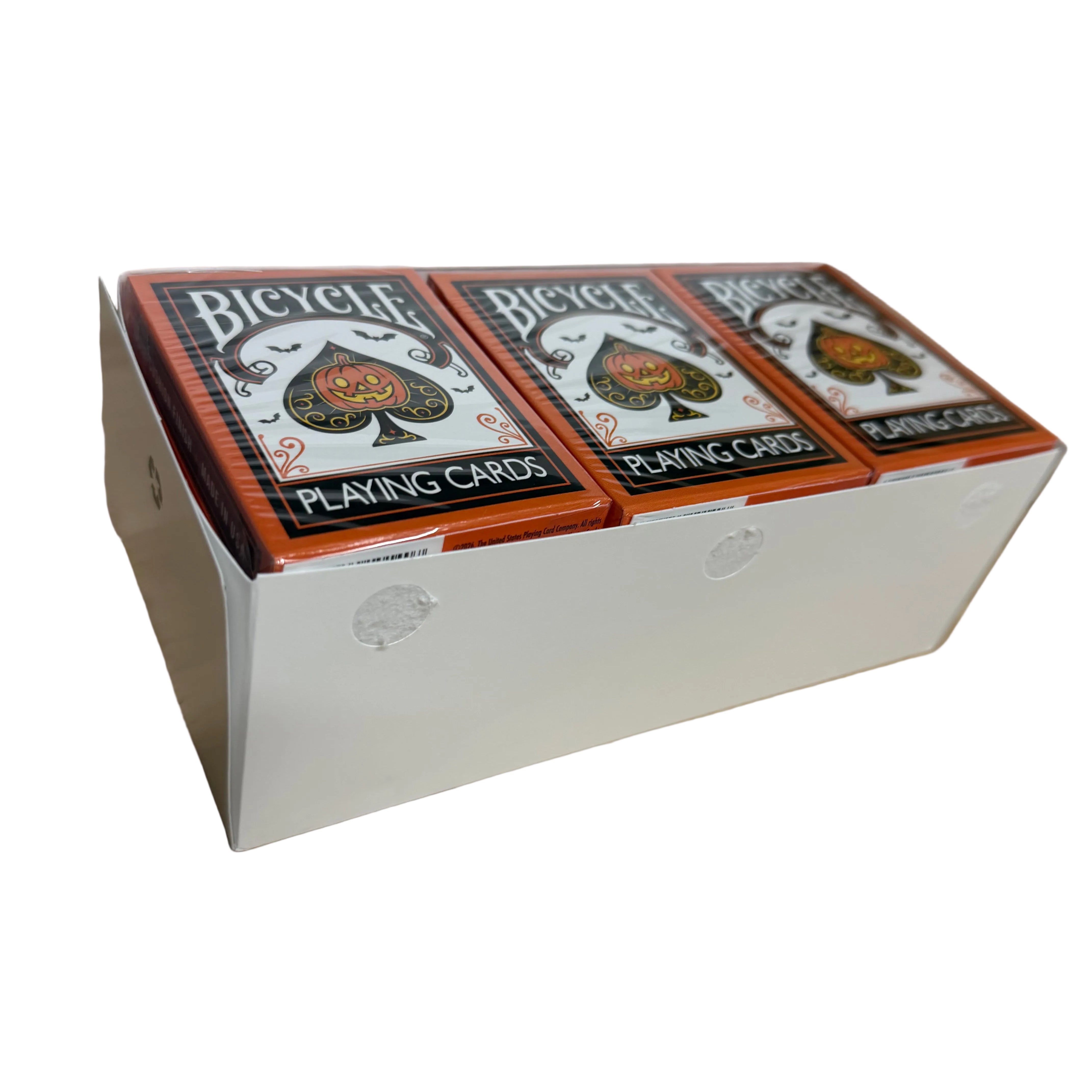 Bicycle Classic Halloween Playing Cards – 2026 Orange Edition – Brick (12 Decks)