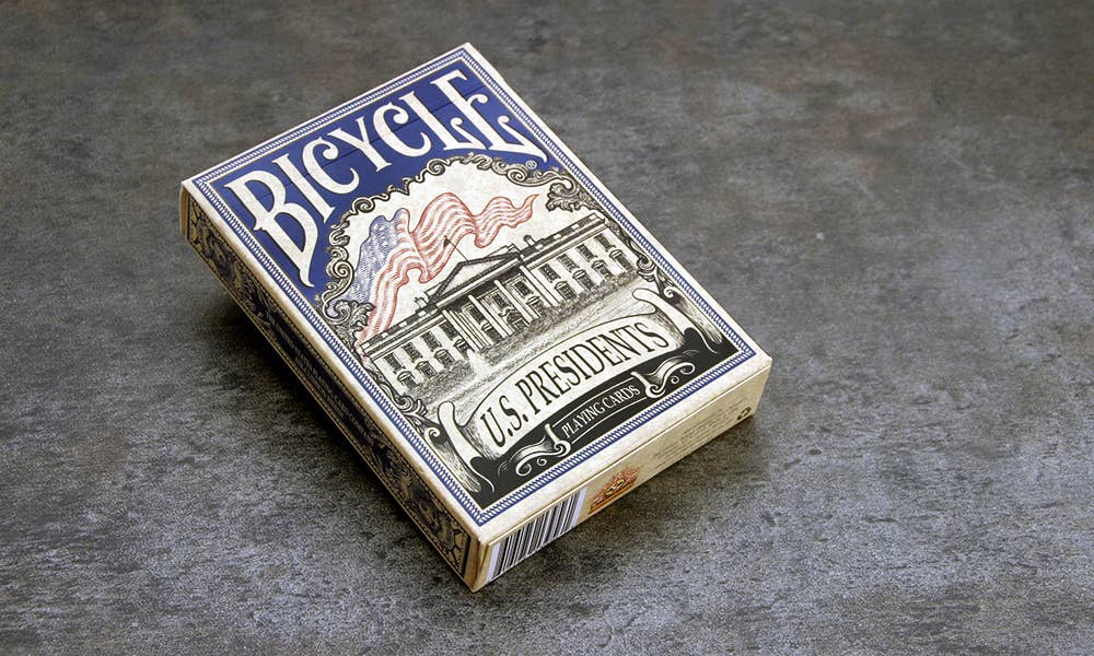 Bicycle US Presidents Playing Cards (Blue) - DNC Collector Deck