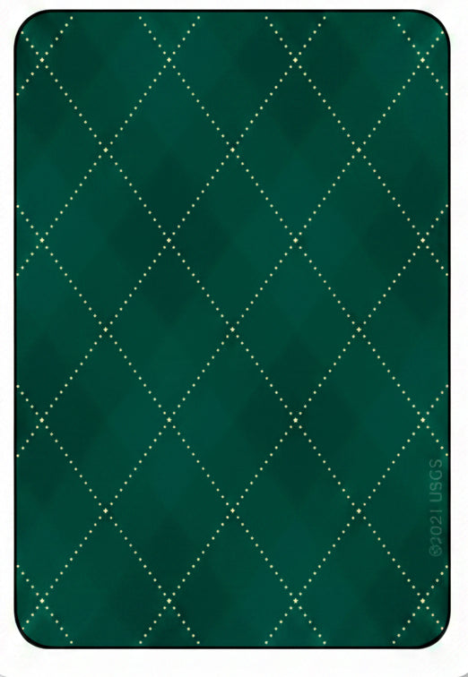 Turn of the Century Motor Cars Playing Cards by U.S. Games featuring early 1904 automobiles green card back.