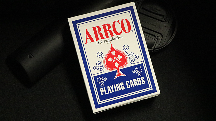 ARRCO playing cards on a dark background