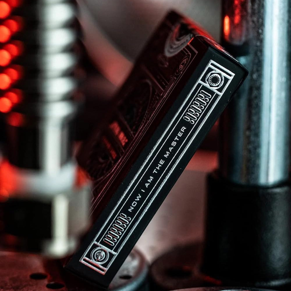Star Wars Silver Edition dark side with text on a mechanical background