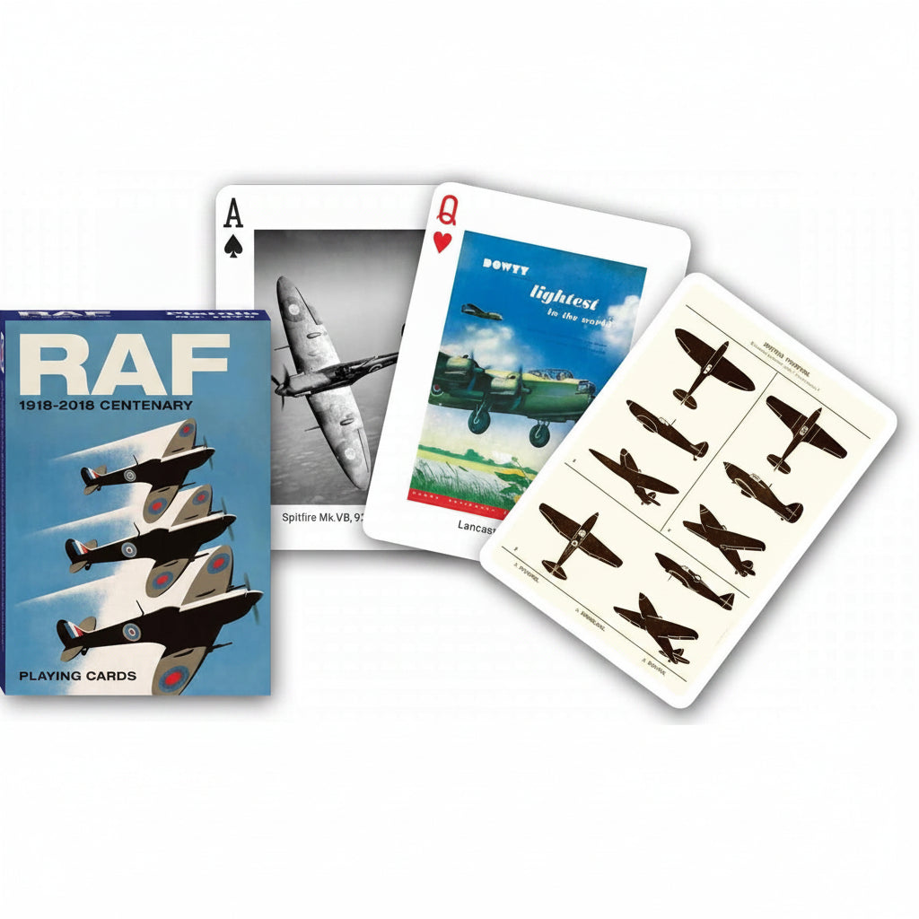 Piatnik RAF Centenary playing cards celebrating the Royal Air Force from 1918 to 2018