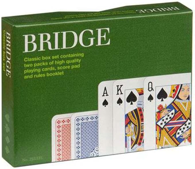 Piatnik Classic Bridge Box Double Deck – Red & Blue Bridge Cards