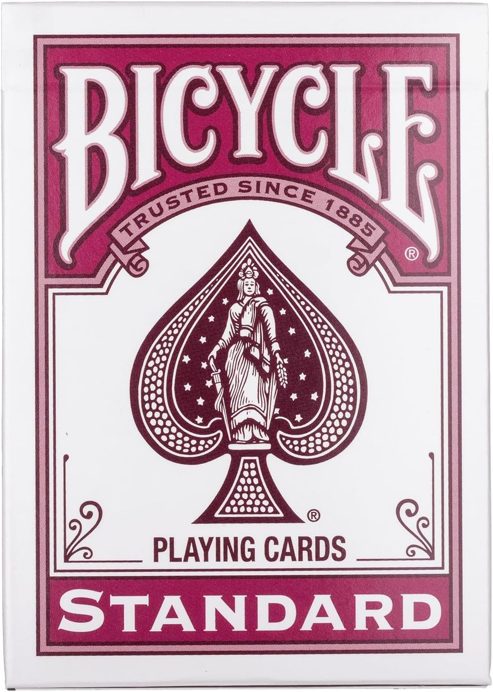 Bicycle Color Series Rider Back Playing Cards -- Burgundy (No. 6)