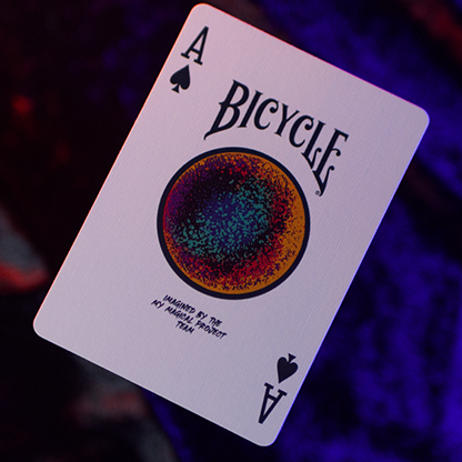 Bicycle Stellar custom Ace of Spades with planet artwork