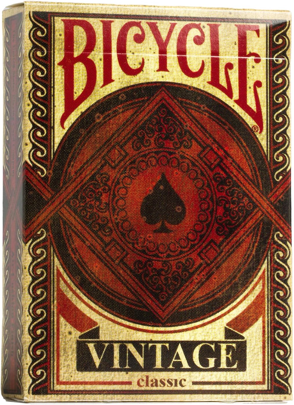 Bicycle Vintage classic playing cards with red and gold design