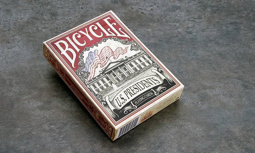 Bicycle US Presidents Playing Cards (Red) - GOP Collector Deck