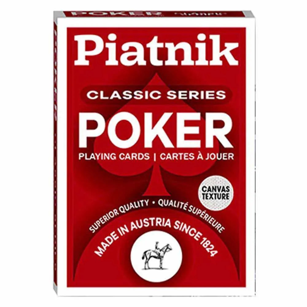 Piatnik Classic Series Poker playing cards packaging on a white background