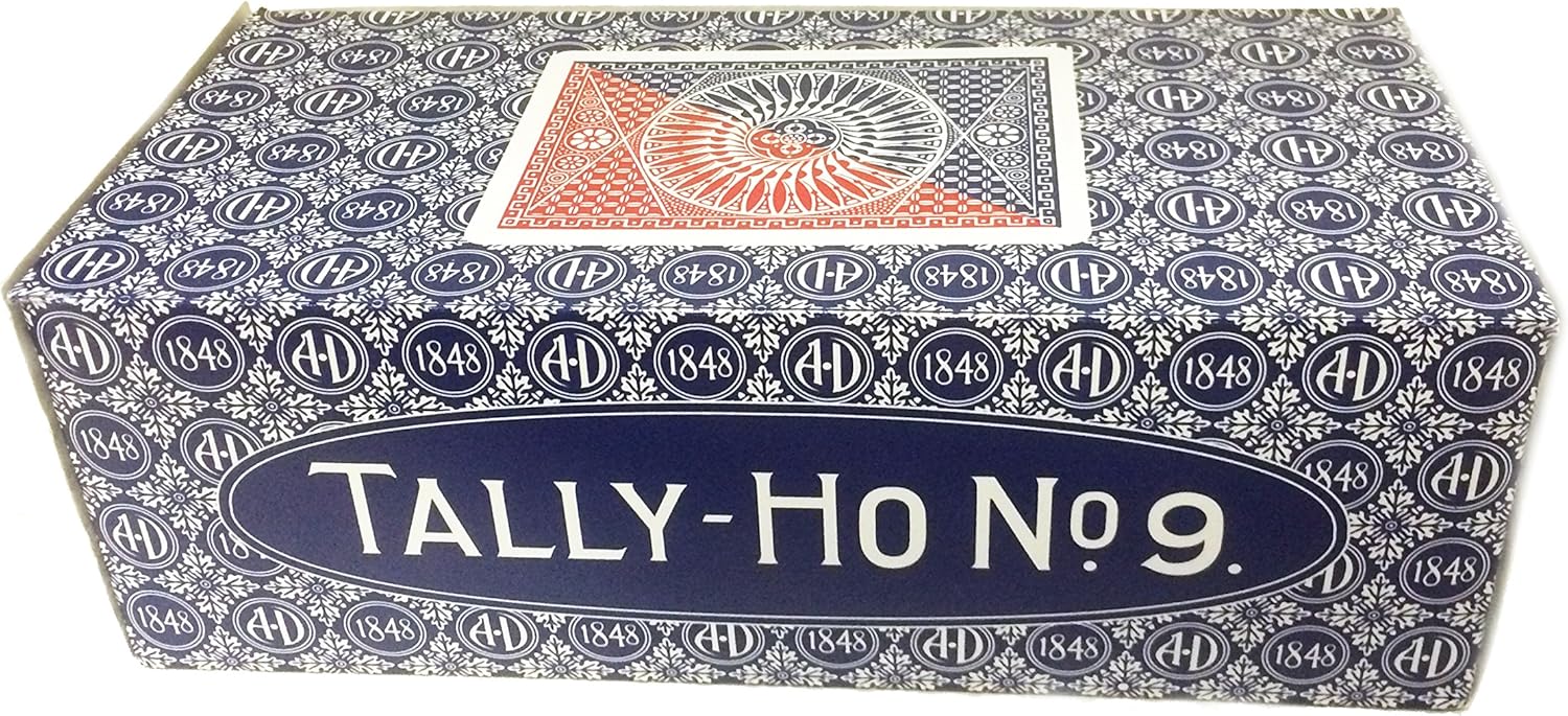 Tally-Ho® Playing Cards – Collector’s Brick (12 Decks, Circle Back, Red & Blue)