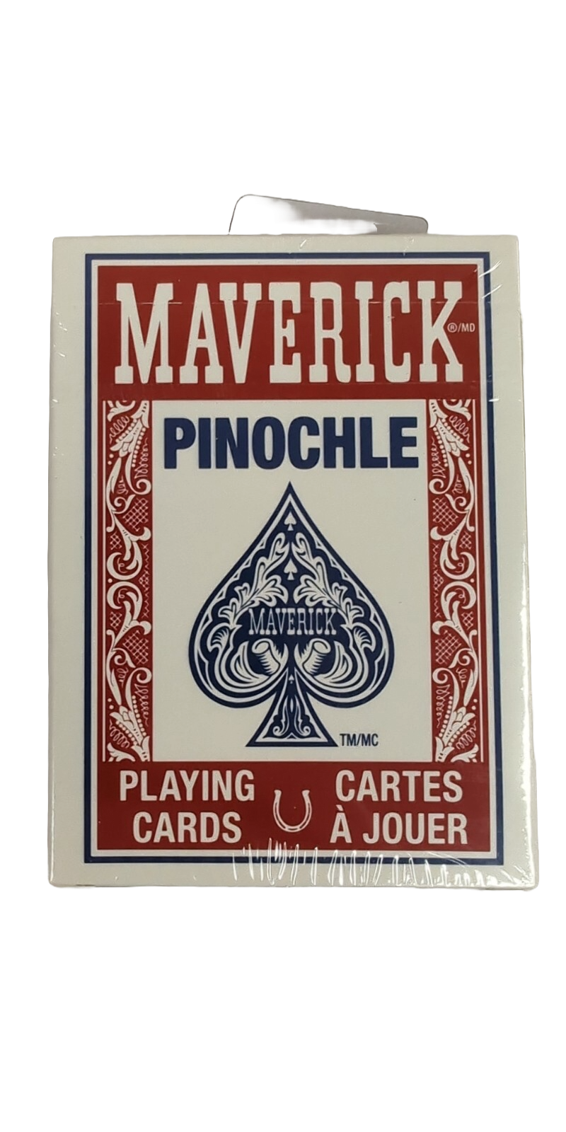 Maverick® Playing Cards – Pinochle Brick (12 Decks, Red & Blue)