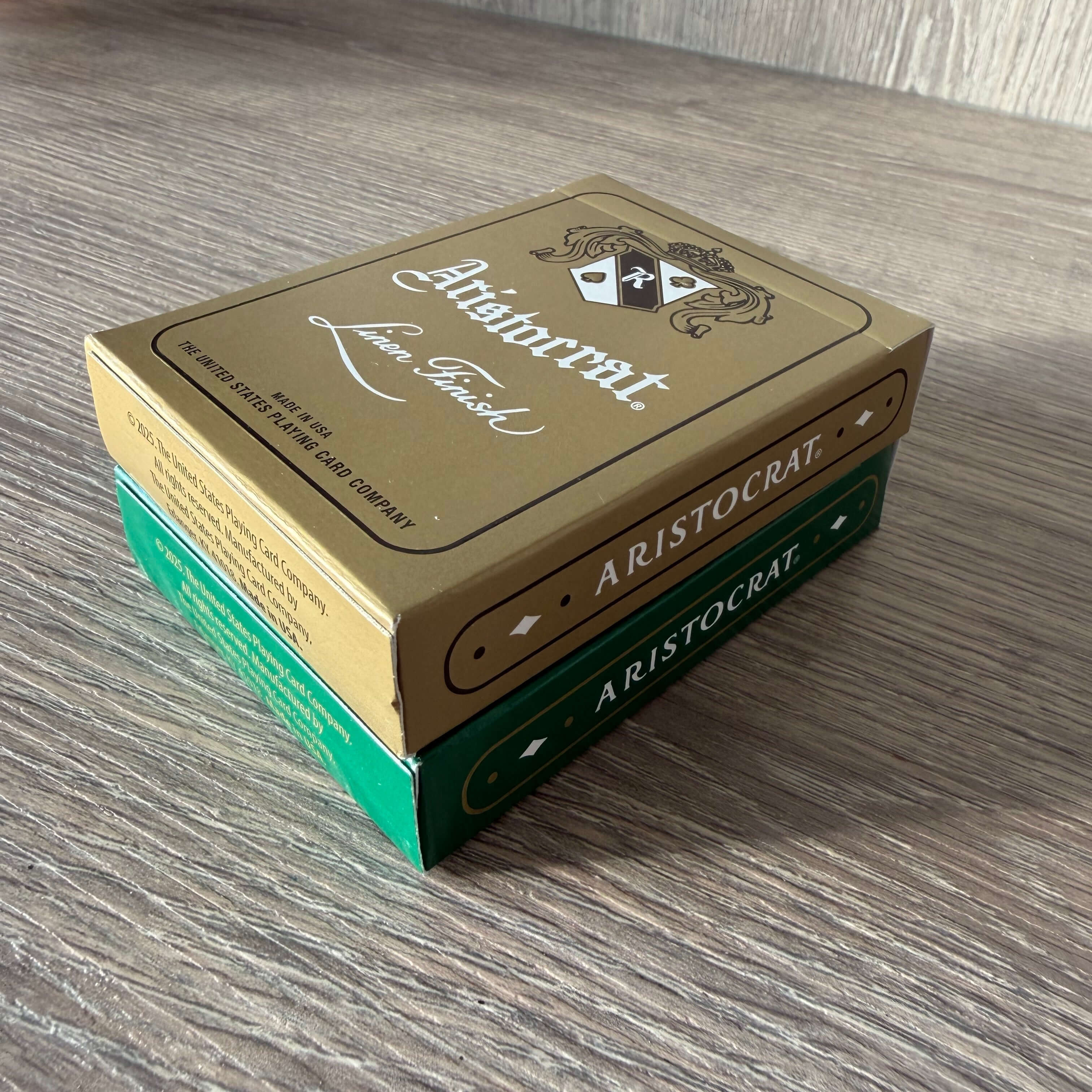Aristocrat 727 Gold 110th Anniversary Playing Cards