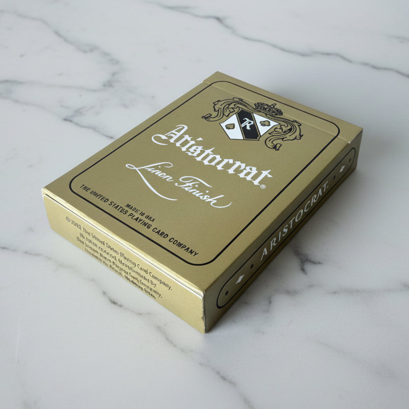 Aristocrat 727 Gold 110th Anniversary – Half Brick (6 Decks)