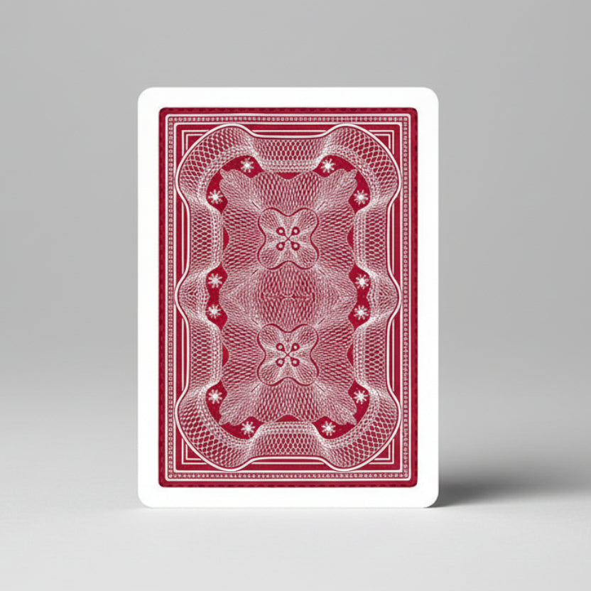 Aristocrat 727 Crimson 110th Anniversary Playing Cards 727 Bank Note back design