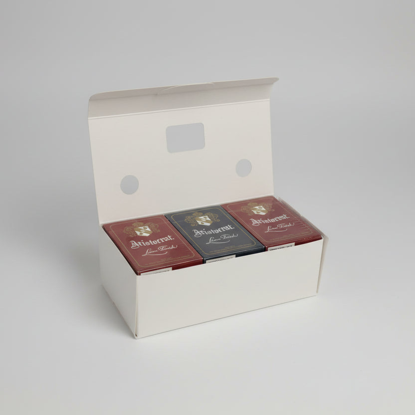 Brick of Red & Blue Aristocrat 727 playing cards