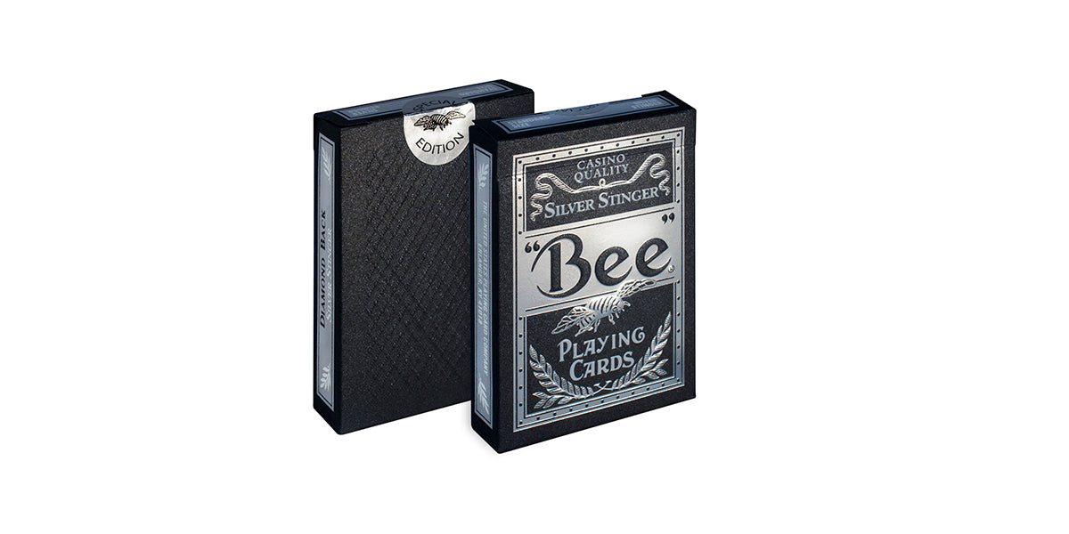 Bee Silver Stinger Playing Cards Limited Edition Silver Foil Deck