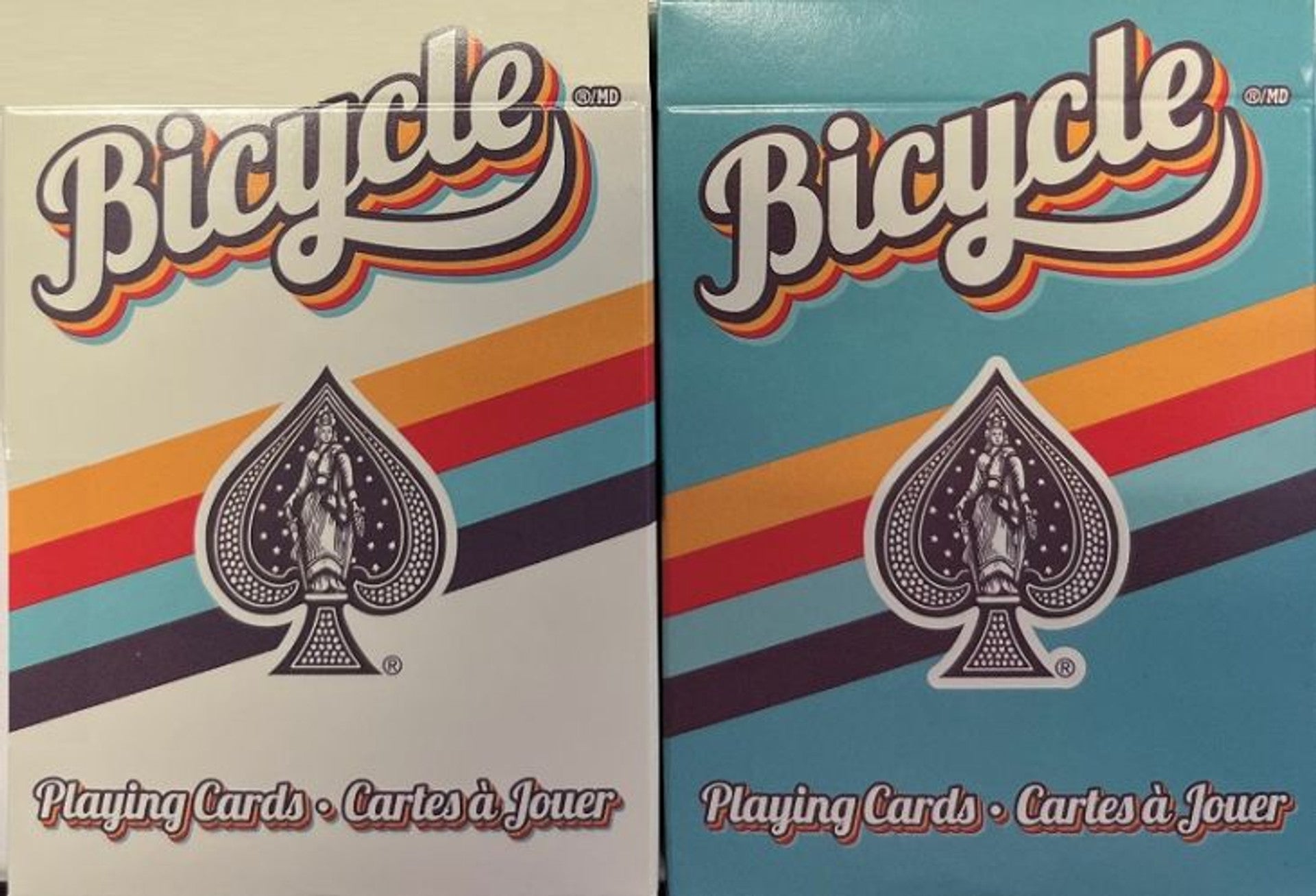 Bicycle 808 Vintage 1980s Playing Cards – Brown & Red Editions