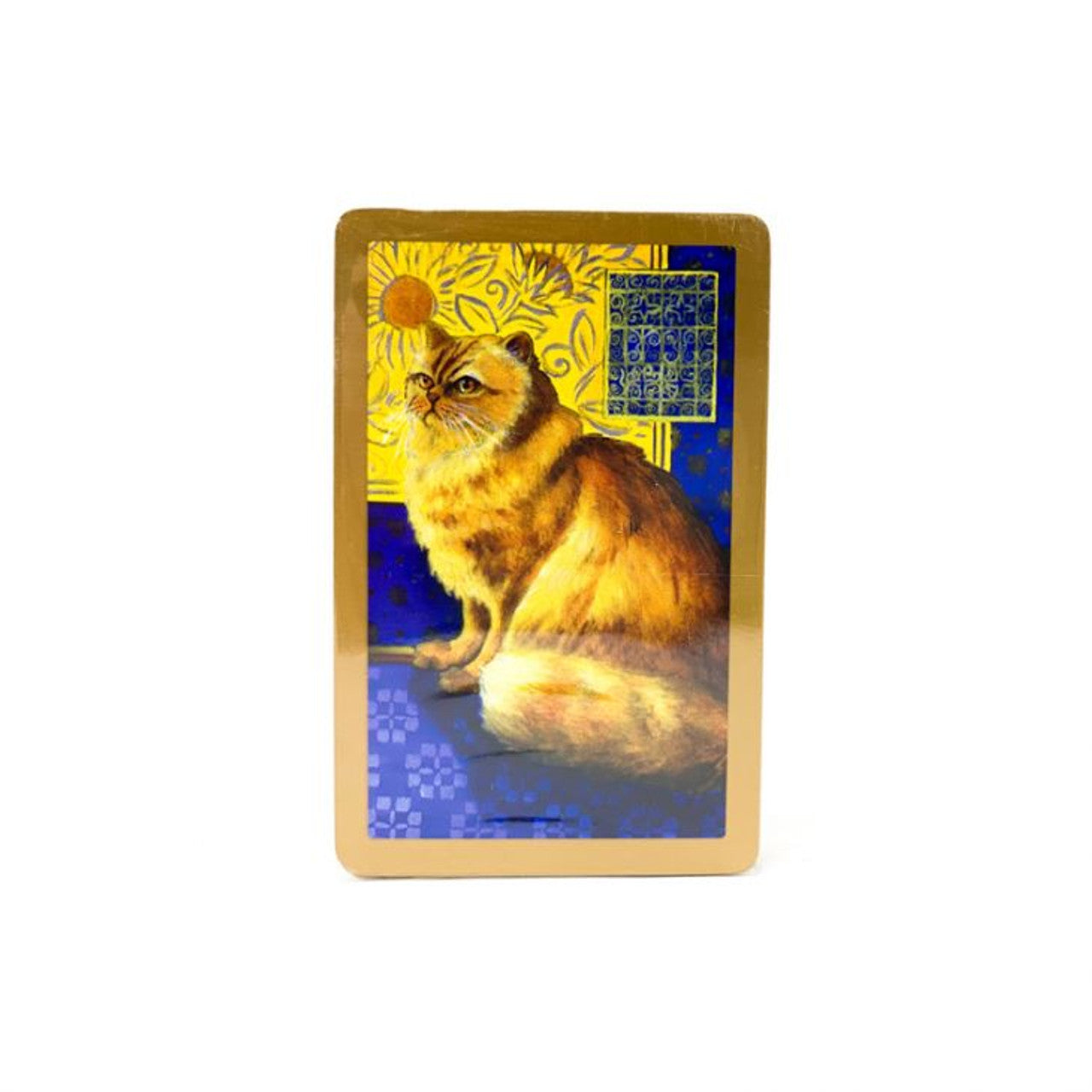 Congress card with a cat illustration on a white background