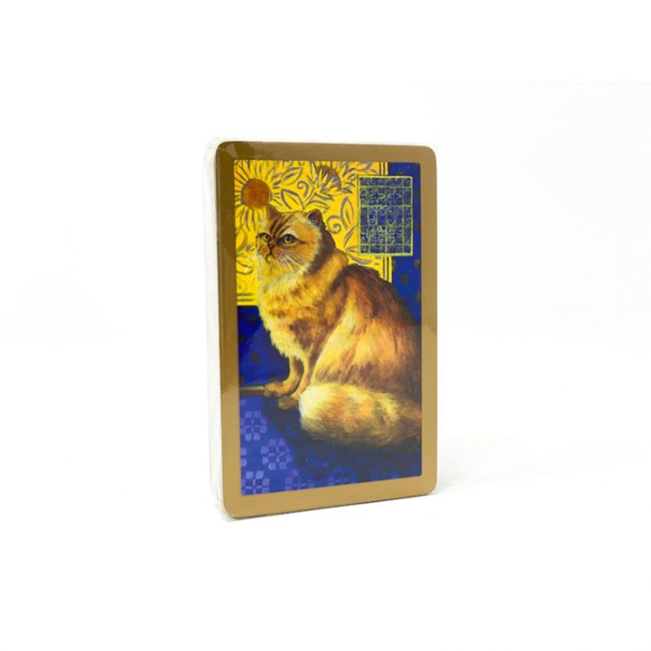 Congress card with a cat design on a white background