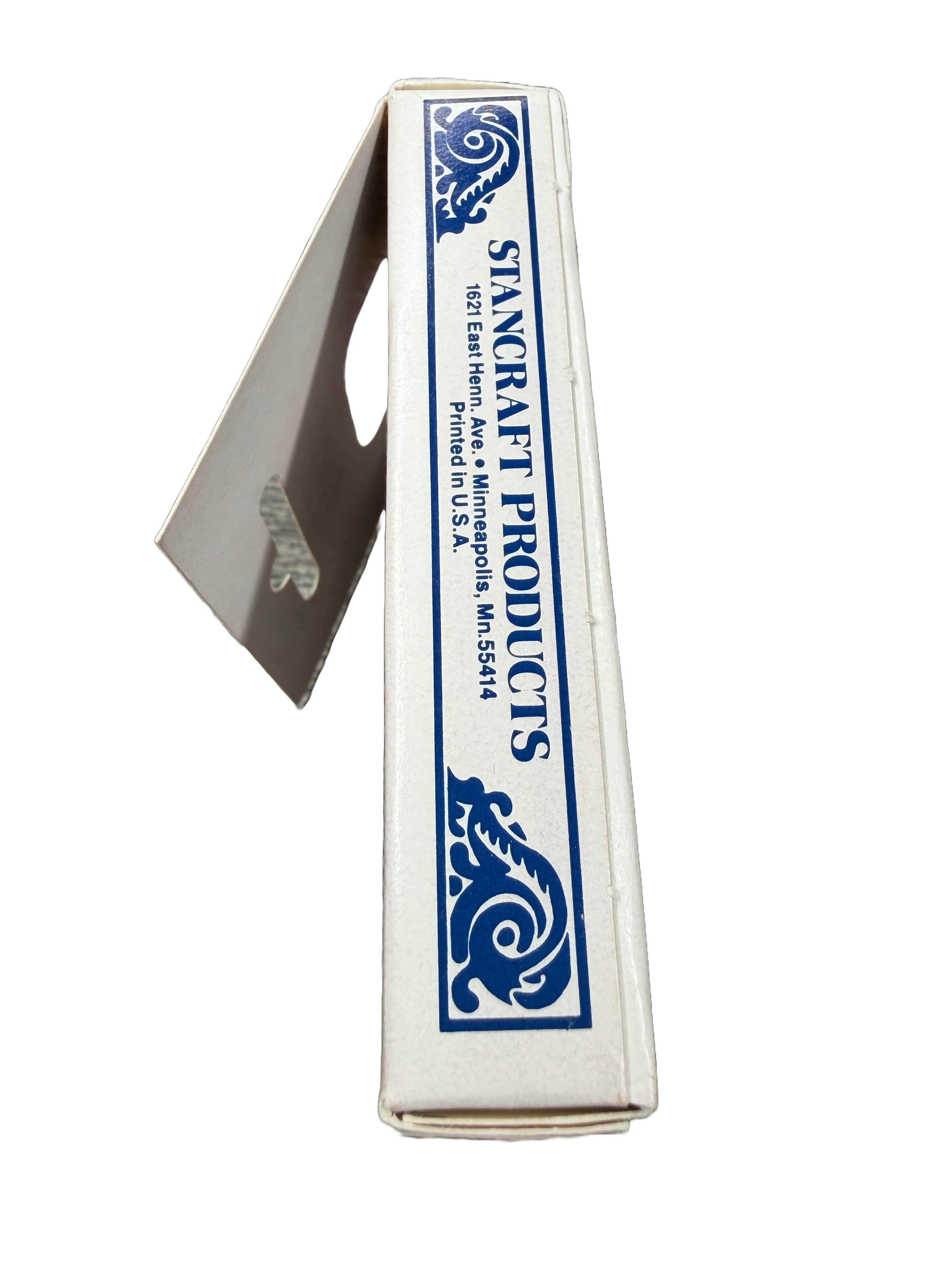 Delta Playing Cards with Stancraft Products on the box with blue branding on a white background