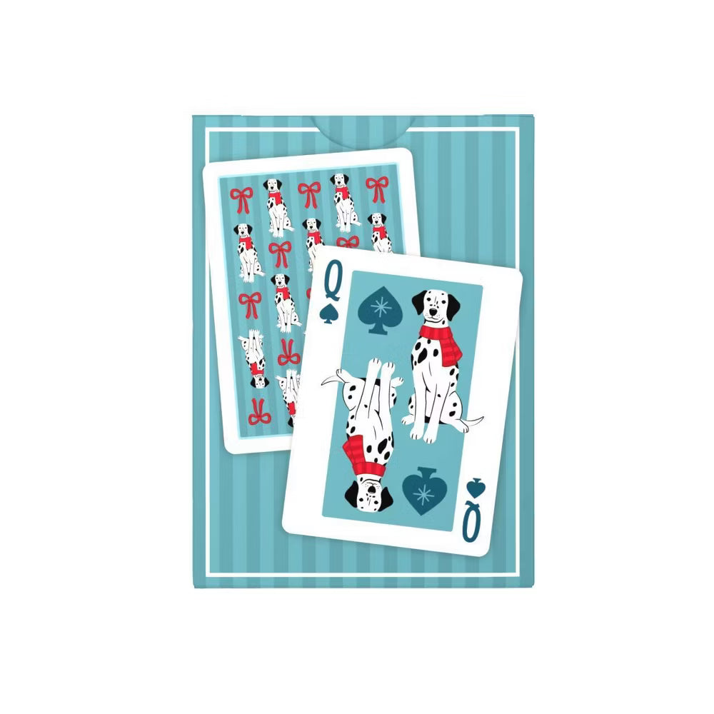 Bicycle Dalmatians Blue Playing Cards – Festive Dog-Themed Deck