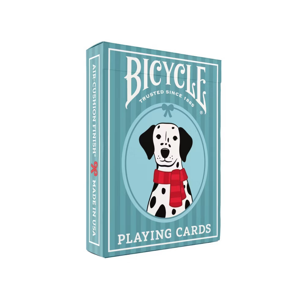 Bicycle Dalmatians Blue Playing Cards – Festive Dog-Themed Deck