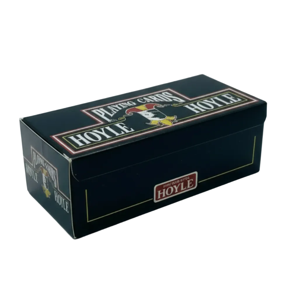 Hoyle playing cards brick packaging on a white background