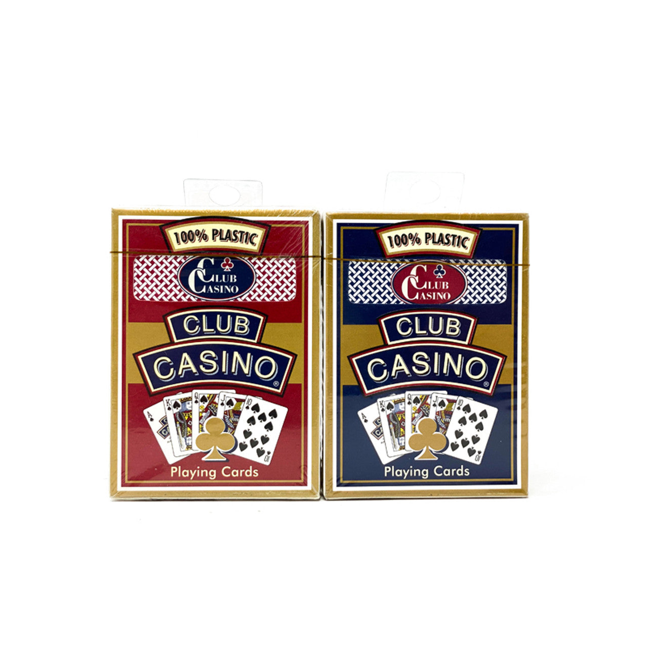 Club Casino 100% Plastic Playing Cards | Hoyle-Inspired Durability