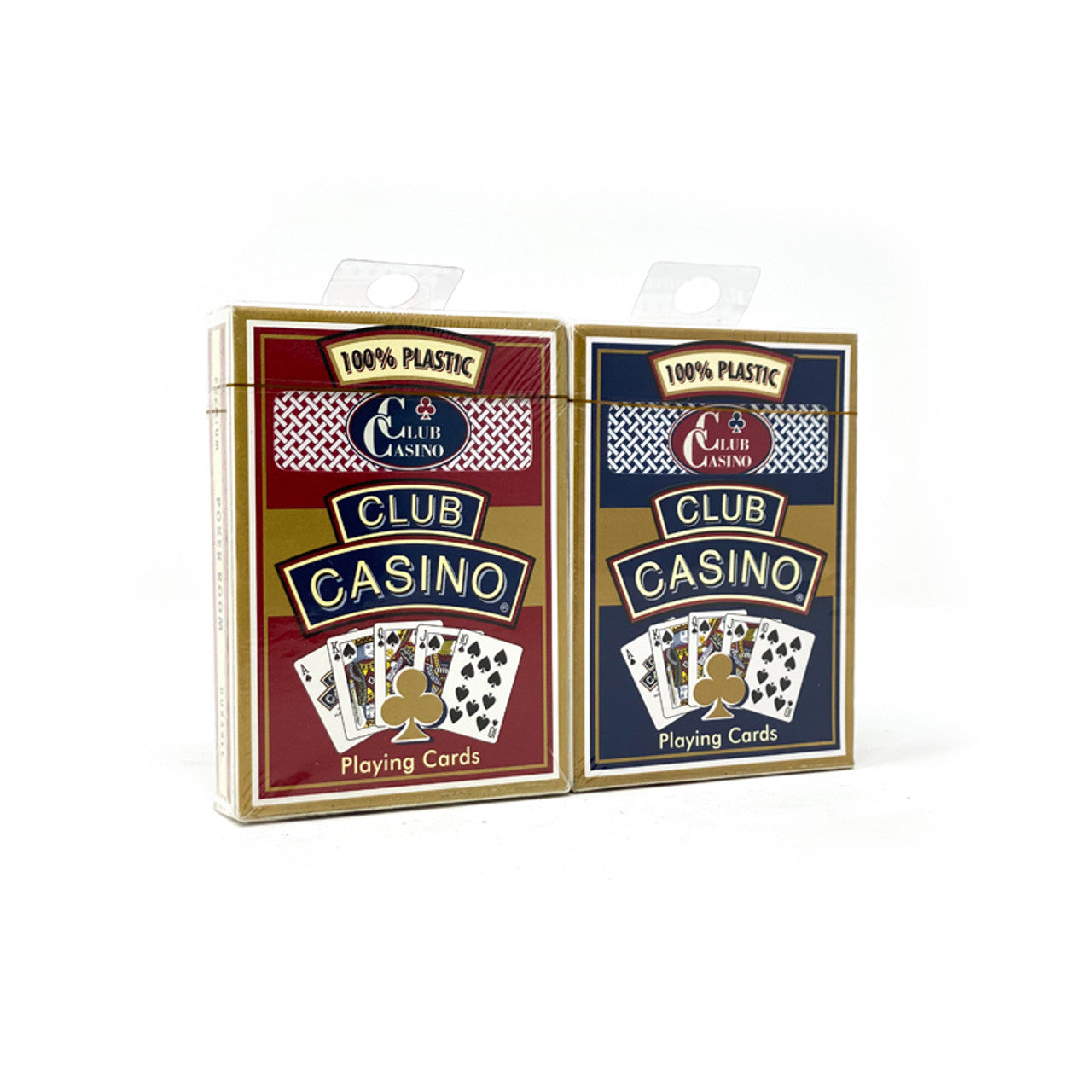 Club Casino 100% Plastic Playing Cards | Hoyle-Inspired Durability