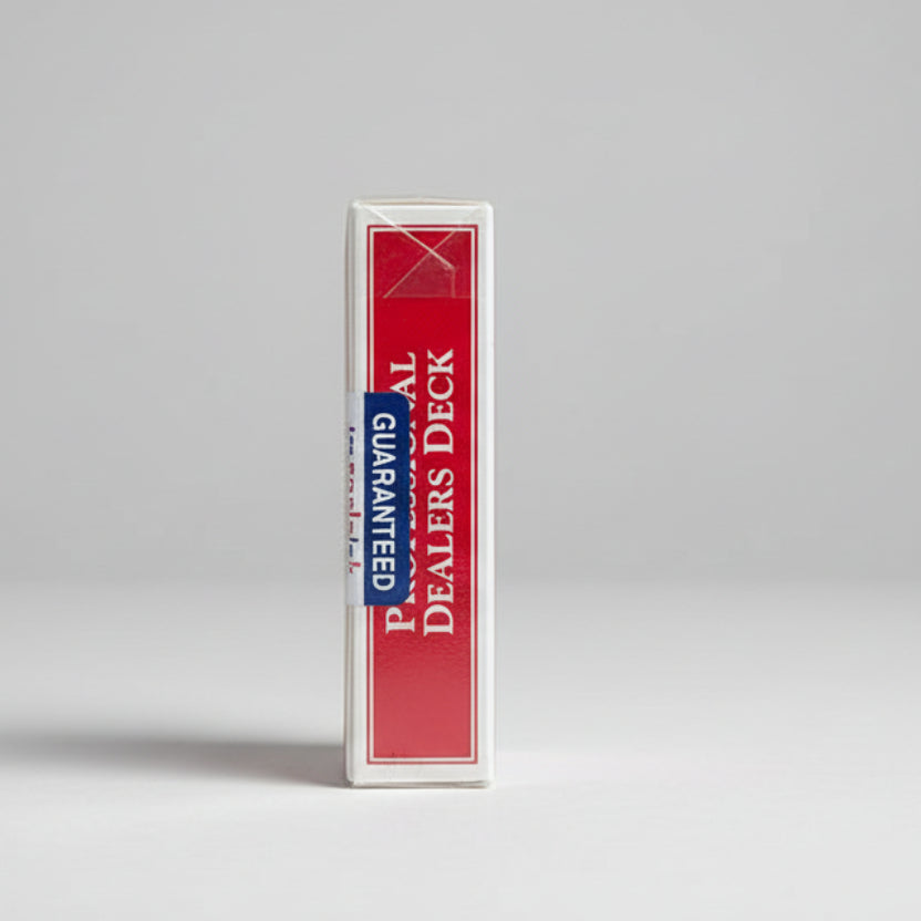 Hoyle Professional Dealers Deck top of tuck box packaging