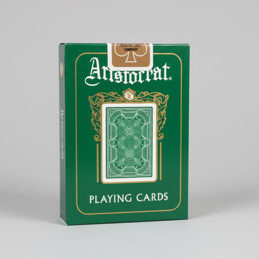Aristocrat 727 Currency Green 110th Anniversary Playing Cards