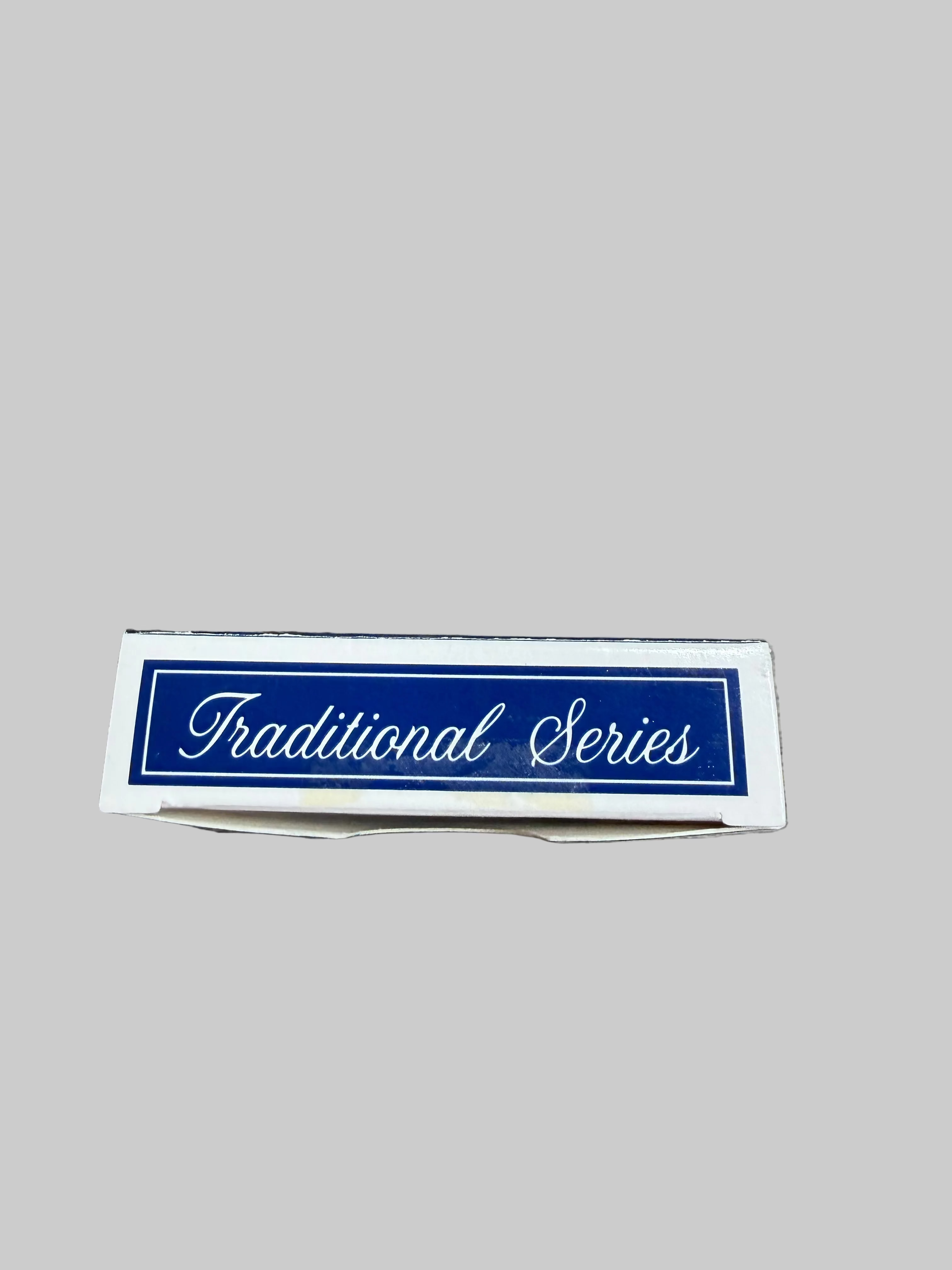 Gemaco Traditional Series with 'Traditional Series' label on top of tuck box