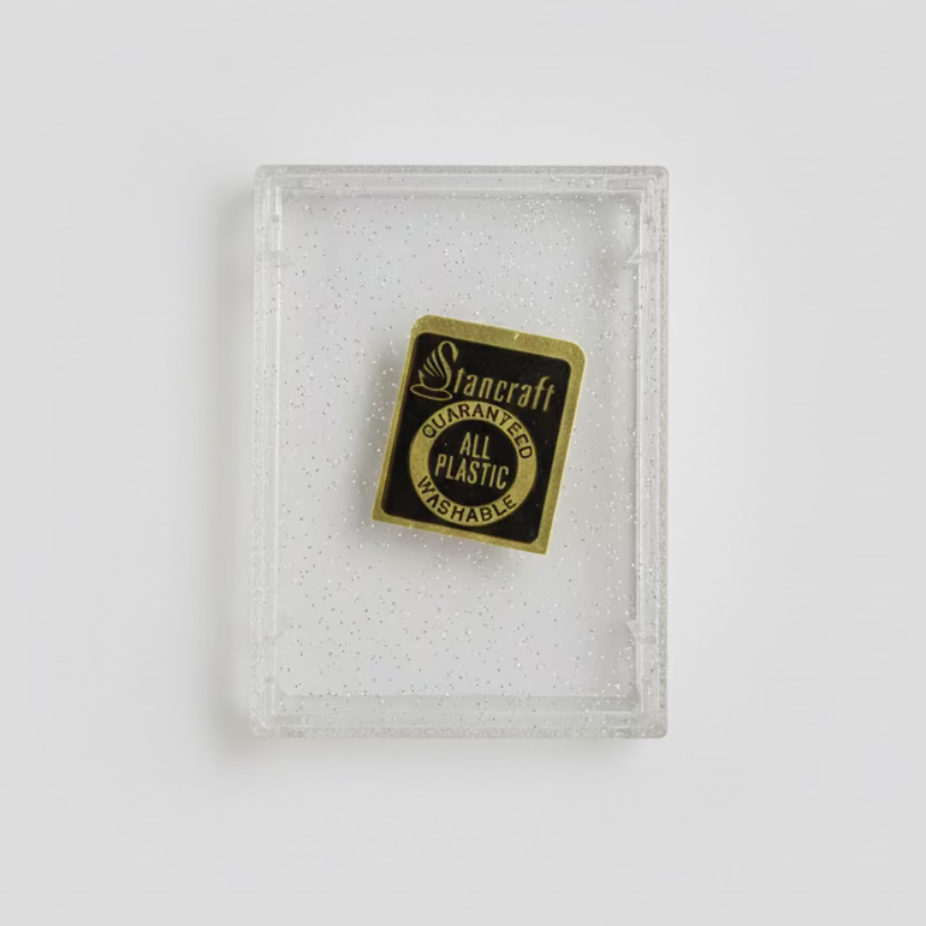 Stancraft logo on a clear plastic case back