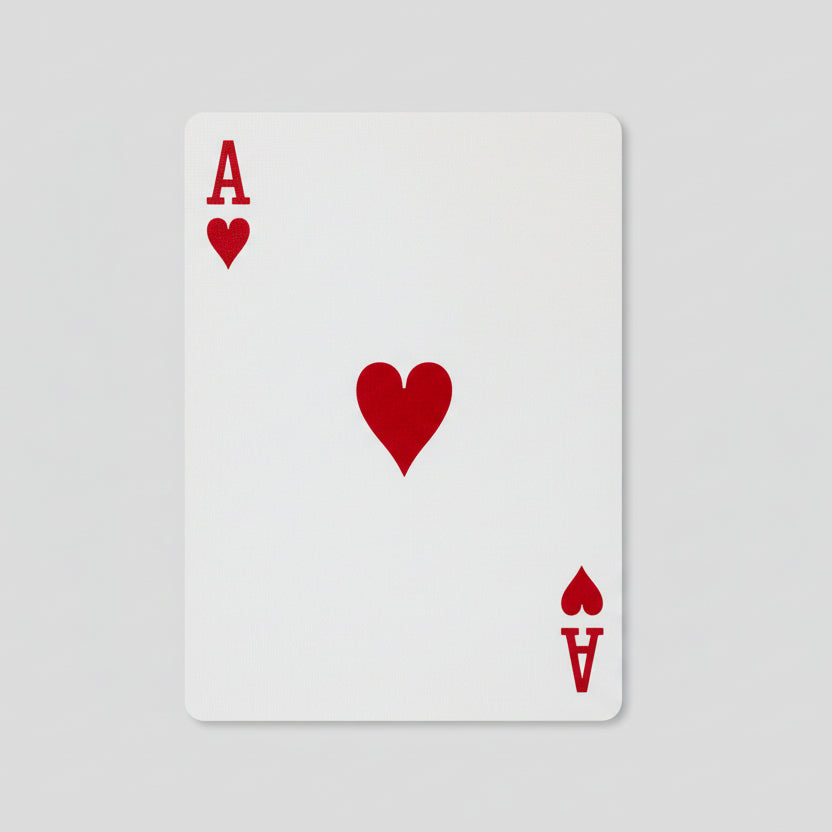 Hoyle playing card the Ace of Hearts