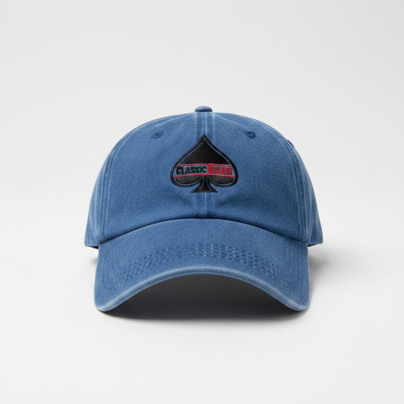 Blue cap with a ClassicDecks logo