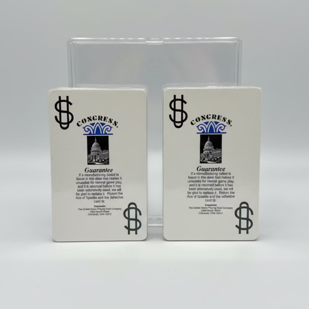 Congress Playing Cards in jumbo index