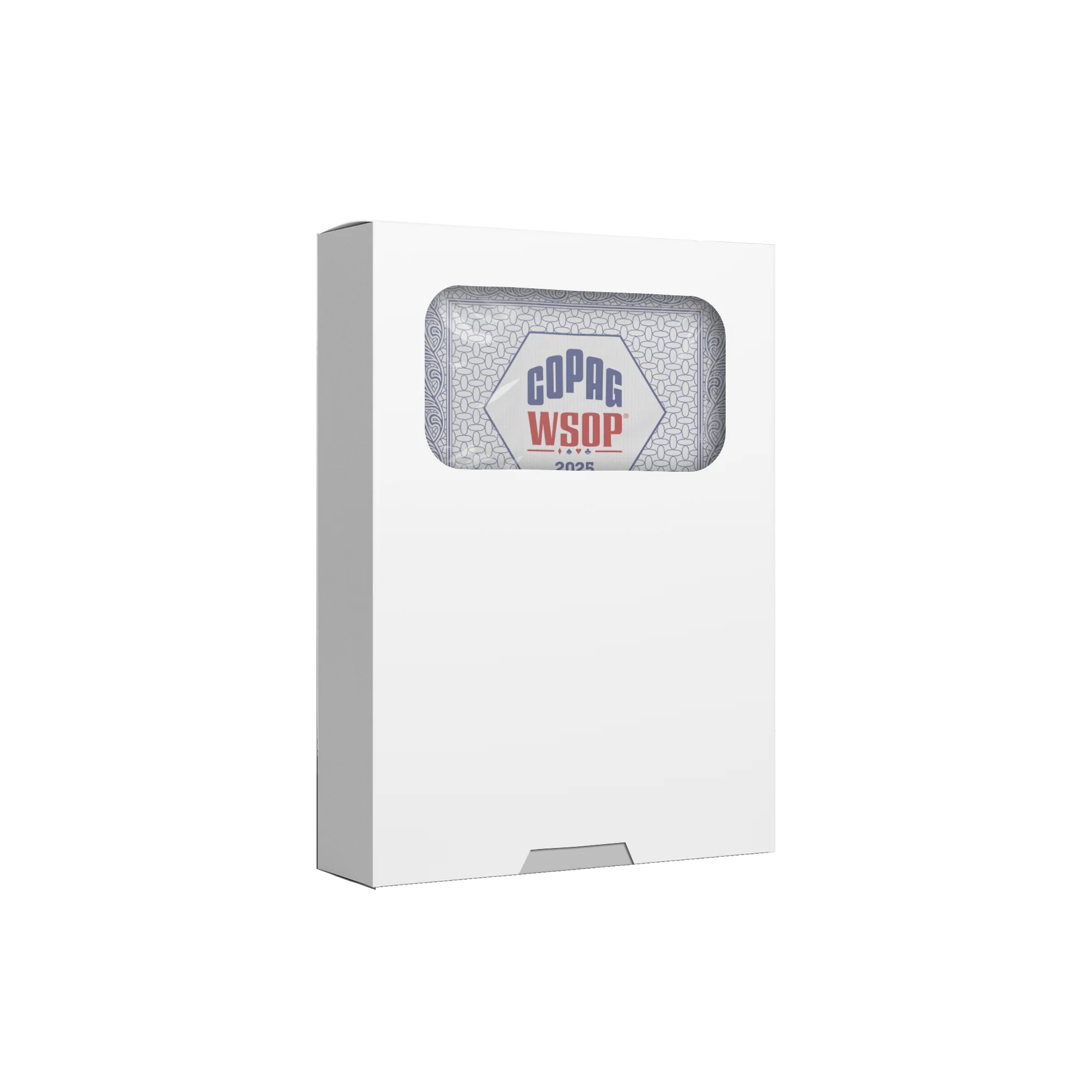 Blue Copag WSOP 2025 Traditional 100% Plastic Playing Cards on a white background