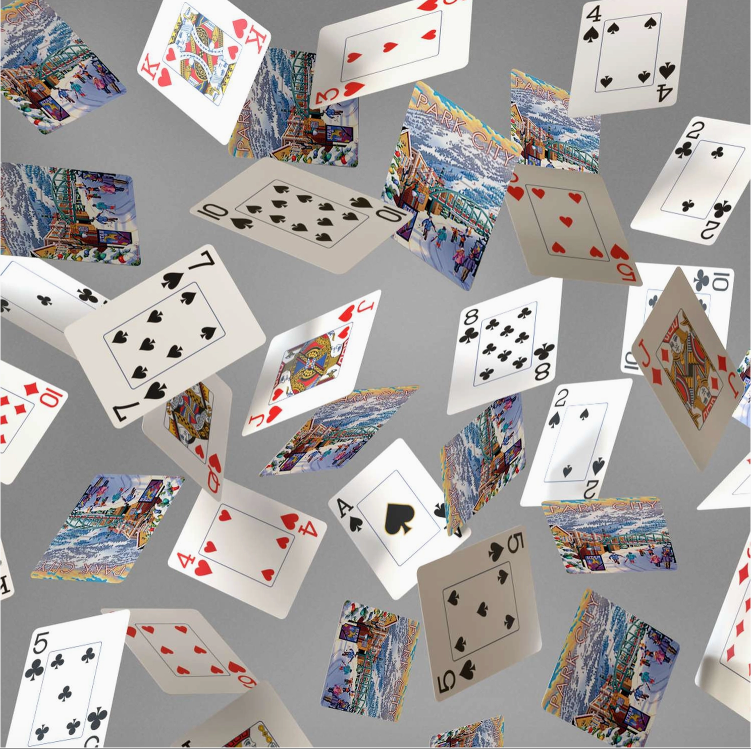 Park City Winter Playing Cards – Poker Size Jumbo Index