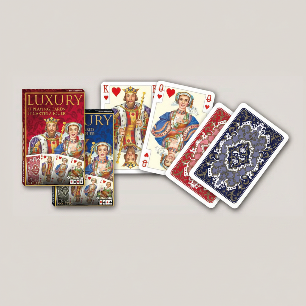 Piatnik Luxury Playing Cards single deck tuck box with refined European design