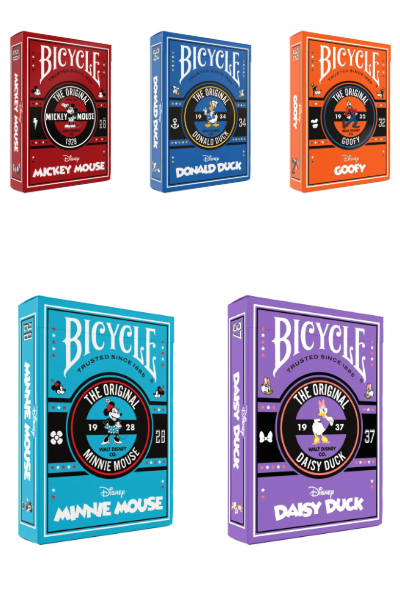 Bicycle Disney Classic Fab Five Bundle – 5-Deck Collection